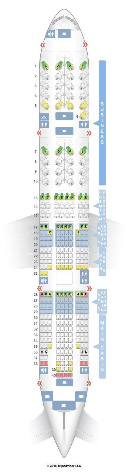 American airlines boeing 777 200er seat map - local_pizza. Seat 36J is a standard economy aisle seat with 31-33" of seat pitch, which is average across Boeing 777-200's worldwide. 36J is has a bulkhead behind it, which means there's nobody behind you to bump or kick your seat, but your seat recline may be slightly limited. 